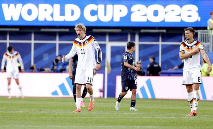 FIFA World Cup, WM, Weltmeisterschaft, Fussball 2026 - Round of 32 - Germany vs Paraguay Nick Woltemade of Germany gestures during the FIFA World Cup 2026 Round of 32 match Germany against Paraguay, in Boston, USA, 29 June 2026. FOXBOROUGH United States  Copyright: xSHAWNxTHEWx