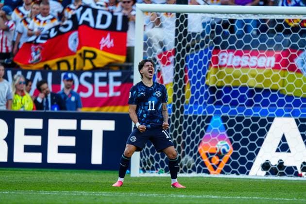 Mauricio of Paraguay celebrates his converted penalty Germany v Paraguay, 2026 FIFA World Cup, WM, Weltmeisterschaft, Fussball Round of 32, Football, Boston Stadium, Foxborough, Massachusetts, USA - 29 Jun 2026Foxborough Boston Stadium Massachusetts (MA) United States of America  Copyright: xJavierxGarcia Shutterstockx 16969211bz