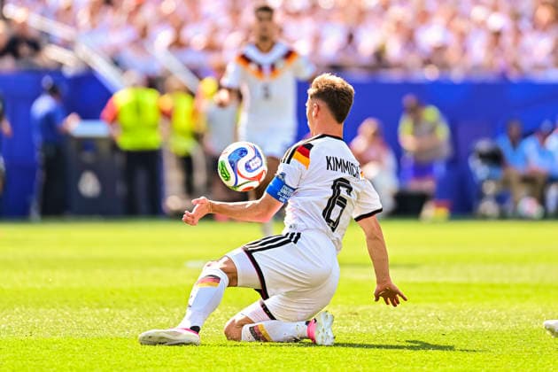 Germany v Paraguay: Round Of 32 - FIFA World Cup, WM, Weltmeisterschaft, Fussball 2026 Massachusetts, United States - 29 June: Joshua Kimmich of Germany passes the ball during the FIFA World Cup 2026 Round Of 32 match between Germany and Paraguay at Boston Stadium on June 29, 2026 in Foxborough, United States. Foxborough Boston Stadium Massachusetts United States Copyright: xLatinxSportxImagesx