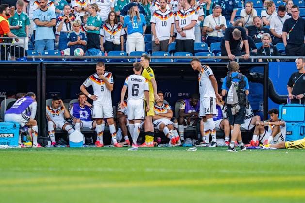 FIFA Fussball Weltmeisterschaft 2026, Sechszehntelfinale, Deutschland vs. Paraguay, 29.06.2026, Boston Stadium Alexander Nübel (Deutschland) Leroy Sane (Deutschland) Nadiem Amiri (Deutschland) Joshua Kimmich (Deutschland) Jonathan Tah (Deutschland) Malick Thiaw (Deutschland) Manuel Neuer (Deutschland) Leon Goretzka (Deutschland) Deniz Undav (Deutschland) *** 2026 FIFA World Cup, Round of 32, Germany vs. Paraguay, June 29, 2026, Boston Stadium Alexander Nübel Germany Leroy Sané Germany Nadiem Amiri Germany Joshua Kimmich Germany Jonathan Tah Germany Malick Thiaw Germany Manuel Neuer Germany Leon Goretzka Germany Deniz Undav Germany Copyright: xBahhoxKarax