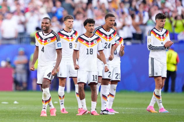 Germany v Paraguay: Round Of 32 - FIFA World Cup, WM, Weltmeisterschaft, Fussball 2026 Players of Germany react during the FIFA World Cup 2026 Round Of 32 match between Germany and Paraguay at Boston Stadium on June 29, 2026 in Foxborough, Massachusetts. Foxborough MA United States  Copyright: xJosexBretonx originalFilename:bretonhernandez-germanyv260629_npRbS.jpg