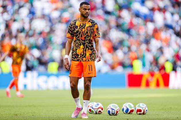 MONTERREY, 29-06-2026, Monterrey Stadium, Match between Morocco and The Netherlands during the World Cup 2026. Picture shows Netherlands player Cody Gakpo Morocco - The Netherlands (World Cup 2026)  x204746624x Copyright: