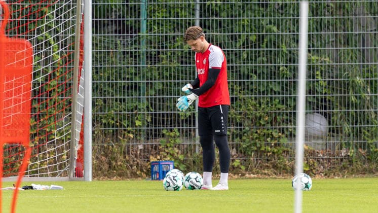 Trainingsstart bei den Würzburger Kickers, am 29.6.2026, KRE-Sportpark, Sieboldshöhe, im Bild Torwart Marko Rajkovacic. *** Start of training for the Würzburger Kickers on June 29, 2026, at KRE Sportpark in Sieboldshöhe; pictured is goalkeeper Marko Rajkovacic Copyright: HMBxMedia xHeikoxBecker