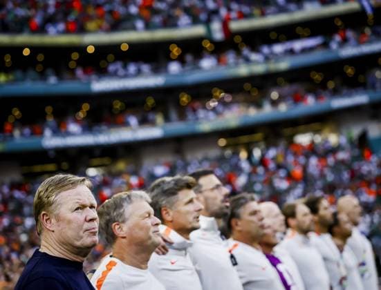 MONTERREY - Netherlands coach Ronald Koeman during the 2026 FIFA World Cup, WM, Weltmeisterschaft, Fussball knockout phase match between the Netherlands and Morocco at the Monterrey Stadium on June 29, 2026, in Monterrey, Mexico. KOEN VAN WEEL ANP FIFA World Cup 2026 - round of 32 2026 xVIxANPxSportx xxANPxIVx 562413380 originalFilename: 562413380.jpg
