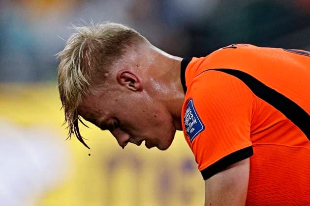 June 29, 2026, Monterrey, Mexico: A drop of blood is seen on the face of Jan Paul van Hecke from the Netherlands during the match between Netherlands and Morocco for the round 32 of the FIFA World Cup, WM, Weltmeisterschaft, Fussball 2026 at Monterrey Stadium on June 29, 2026 in Monterrey, Mexico. Photo: DiaEsportivo FIFA World Cup 2026, Netherlands Vs Morocco, Monterrey, Mexico  - ZUMAh208 20260629_zsp_h208_001 Copyright: xHeulerxAndreyx