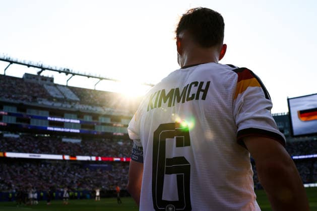 FOXBOROUGH, MASSACHUSETTS - JUNE 29: Joshua Kimmich of Germany looks on during the FIFA World Cup, WM, Weltmeisterschaft, Fussball 2026 Round of 32 match between Germany and Paraguay at Boston Stadium on June 29, 2026 in Foxborough, Massachusetts.  Copyright: xWuxZhizhaox 111651327752