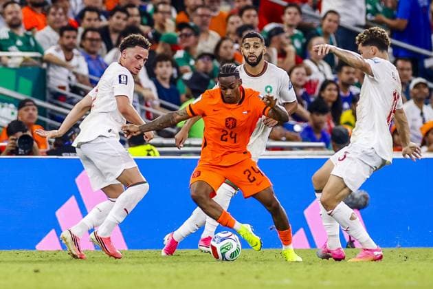 MONTERREY, 29-06-2026, Monterrey Stadium, Match between Morocco and The Netherlands during the World Cup 2026. Picture shows Netherlands player Crysencio Summerville Morocco - The Netherlands (World Cup 2026)  x204748969x Copyright: