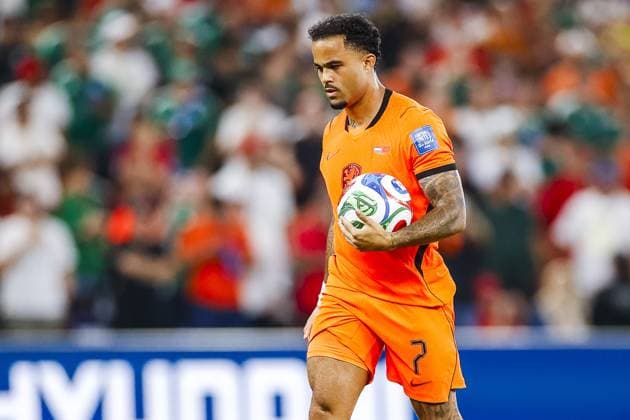 MONTERREY, 29-06-2026, Monterrey Stadium, Match between Morocco and The Netherlands during the World Cup 2026. Picture shows Netherlands player Justin Kluivert on his way to penalty Morocco - The Netherlands (World Cup 2026)  x204749281x Copyright: