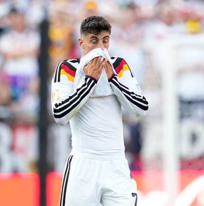 Kai Havertz (Deutschland, 7) reagiert. USA, FIFA Weltmeisterschaft, Sechzehntelfinale, Deutschland vs Paraguay, Boston, 29.06.2026 FIFA Weltmeisterschaft, Sechzehntelfinale, Deutschland vs Paraguay, Boston, 29.06.2026 Boston *** Kai Havertz, Germany, 7, reacts; USA, FIFA World Cup, Round of 32, Germany vs. Paraguay, Boston, June 29, 2026; FIFA World Cup, Round of 32, Germany vs. Paraguay, Boston, June 29, 2026; Boston Copyright: xEibner-Pressefoto ScottxColemanx EP_SCN