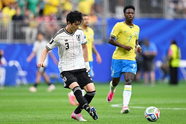 Shogo Taniguchi (JPN), JUNE 29, 2026 - Football Soccer : FIFA World Cup, WM, Weltmeisterschaft, Fussball 2026 Round of 32 match between Brazil 2-1 Japan at Houston Stadium in Houston, Texas, USA.  aflo_336335644 KenjiroxMatsuox