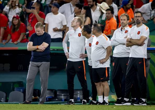 MONTERREY - Netherlands coach Ronald Koeman during the 2026 FIFA World Cup, WM, Weltmeisterschaft, Fussball knockout phase match between the Netherlands and Morocco at the Monterrey Stadium on June 29, 2026, in Monterrey, Mexico. KOEN VAN WEEL ANP FIFA World Cup 2026 - round of 32 2026 xVIxANPxSportx xxANPxIVx 562425837 originalFilename: 562425837.jpg