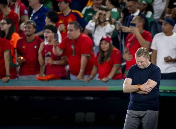 MONTERREY - Netherlands coach Ronald Koeman during the 2026 FIFA World Cup, WM, Weltmeisterschaft, Fussball knockout phase match between the Netherlands and Morocco at the Monterrey Stadium on June 29, 2026, in Monterrey, Mexico. KOEN VAN WEEL ANP FIFA World Cup 2026 - round of 32 2026 xVIxANPxSportx xxANPxIVx 562426103 originalFilename: 562426103.jpg