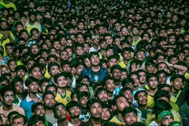 Football, 2026 FIFA World Cup, Brazil v Japan, public screenings in Bangladesh