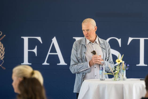 260630 Jan Brink under en pressträff med ridsportstävlingen Falsterbo Horse Show den 30 juni 2026 i Falsterbo. *** June 30, 2026: Jan Brink during a press conference at the Falsterbo Horse Show on June 30, 2026, in Falsterbo  Copyright: CHRISTOFFERxBORGxMATTISSON BB260630CB010