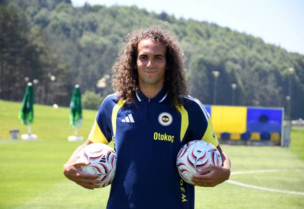 Fenerbahce s midfielder Matteo Guendouzi BOLU, TURKIYE - JUNE 30: Fenerbahce s French midfielder Matteo Guendouzi speaks to members of the press during a media briefing at the club s Serkan Acar Topuk Yaylasi Resort and Training Facilities in Bolu, Turkiye, on June 30, 2026. Goksel Cuneyt Igde Anadolu Duzce Turkey. Editorial use only. Please get in touch for any other usage.  Copyright: x2026xAnadoluxGokselxCuneytxIgdex