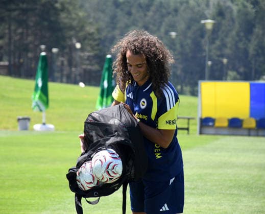 Fenerbahce s midfielder Matteo Guendouzi BOLU, TURKIYE - JUNE 30: Fenerbahce s French midfielder Matteo Guendouzi speaks to members of the press during a media briefing at the club s Serkan Acar Topuk Yaylasi Resort and Training Facilities in Bolu, Turkiye, on June 30, 2026. Goksel Cuneyt Igde Anadolu Duzce Turkey. Editorial use only. Please get in touch for any other usage.  Copyright: x2026xAnadoluxGokselxCuneytxIgdex