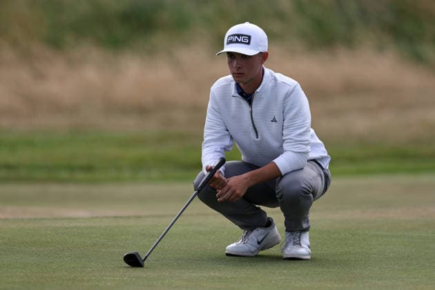 RECORD DATE NOT STATED 30th June 2026; The West Lancashire Golf Club, Liverpool, England; The Open Golf Championship Final Qualifying; Joseph Dodd-Berry (a) ENG at the third green DavidxBlunsden
