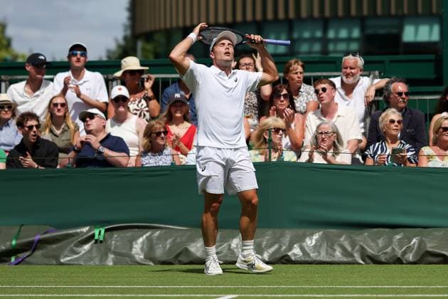 Arthur Fery during his first round match Wimbledon Tennis Championships, Day 2, The All England Lawn Tennis and Croquet Club, London, UK - 30 Jun 2026London The All England Lawn Tennis and United Kingdom  Copyright: xKieranxMcManus Shutterstockx 16964203cw