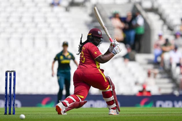 Australia Women v West Indies Women, ICC Women s T20 World Cup, Semi-Final Qiana Joseph of West Indies plays an attacking shot during the ICC Women s T20 World Cup semi final match between Australia Women and West Indies Women at the Oval, London, UK on 30 June 2026. London Oval London UK Editorial use only , Copyright: xGrahamxHuntx PSI-24453-0016
