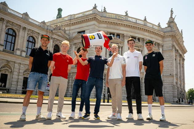 Cycling, Tour of Austria, press conference in Vienna