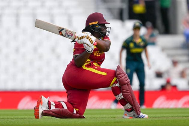 Australia Women v West Indies Women, ICC Women s T20 World Cup, Semi-Final Qiana Joseph of West Indies plays an attacking shot during the ICC Women s T20 World Cup semi final match between Australia Women and West Indies Women at the Oval, London, UK on 30 June 2026. London Oval London UK Editorial use only , Copyright: xGrahamxHuntx PSI-24453-0023