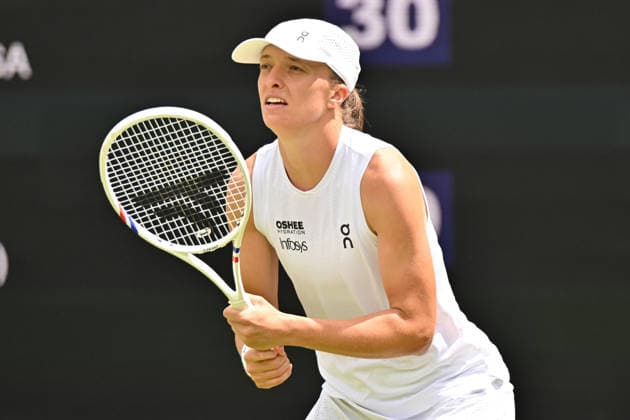Wimbledon Tennis Championships 2026 - Day 2 LONDON, UNITED KINGDOM - JUNE 30: Iga Swiatek of Poland plays against Taylor Townsend of the United States in the Ladies singles first round match during day two of The Wimbledon Tennis Championships 2026 at All England Lawn Tennis and Croquet Club on June 30, 2026 in London, United Kingdom. Ray Tang Anadolu United Kingdom London. Editorial use only. Please get in touch for any other usage.  Copyright: x2026xAnadoluxRayxTangx