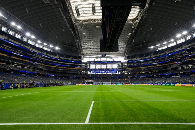 World Cup 2026: Ivory Coast - Norway Arlington, Texas , USA 20260630. The pitch ahead of the round of 16 match between Ivory Coast and Norway during the 2026 FIFA World Cup, WM, Weltmeisterschaft, Fussball at the Dallas Stadium. Photo: Fredrik Varfjell NTB Arlington, Texas United States EDITORIAL USE ONLY. RESTRICTED USE FOR BETTING COMPANIES Ref:_SPONLRImZjkkSY.jpg *** 2026 World Cup: Ivory Coast vs. Norway, Arlington, Texas, USA 20260630 The field ahead of the Round of 16 match between Ivory Coast and Norway during the 2026 FIFA World Cup at Dallas Stadium. Photo: Fredrik Varfjell, NTB. Arlington, Texas, United States. EDITORIAL USE ONLY. RESTRICTED USE FOR BETTING COMPANIES.  Copyright: xFredrikxVarfjellx xNTBx