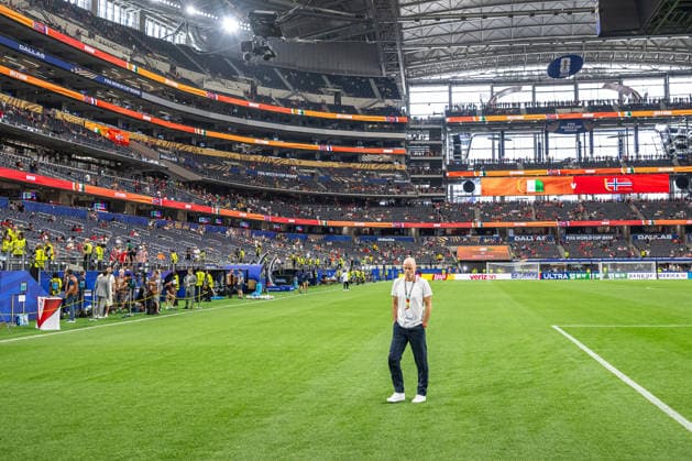 260630 Head coach Stale Solbakken of Norway ahead of the FIFA World Cup, WM, Weltmeisterschaft, Fussball 2026 round of 32 football match between CÃ te d Ivoire and Norway on June 30, 2026 in Dallas. Photo: Jon Olav Nesvold BILDBYRAN COP 217 VG0975 bbeng fotboll football soccer fotball vm fotbolls-vm fotball-vm fotbolls-vm 2026 fifa world cup 2026 16-delsfinale round of 32 arlington texas norge norway elfenbenskusten elfenbenskysten ivory coast *** June 30, 2026: Norway s head coach Stale Solbakken ahead of the 2026 FIFA World Cup Round of 32 soccer match between Côte d Ivoire and Norway on June 30, 2026 in Dallas. Photo by Jon Olav Nesvold. BILDBYRAN COP 217 VG0975 bbeng soccer football fotball World Cup 2026 FIFA World Cup 2026 Round of 16 of 32 Arlington, Texas Norway Ivory Coast  Copyright: JONxOLAVxNESVOLD BB260630JE003