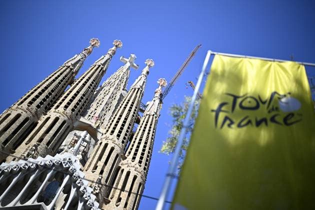 Cycling, the Tour de France, preparations in Barcelona