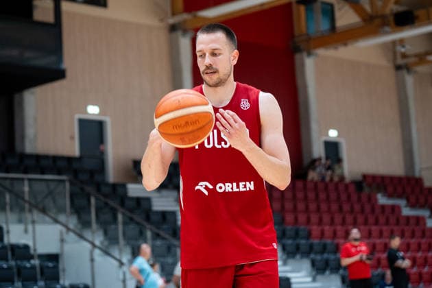 Poland National Basketball Team Training. Grzegorz Kaminski is seen during training with the Polish National Basketball Team before the FIBA Basketball World Cup 2027 European Qualifiers match against the Netherlands in Krakow, Poland, on June 30, 2026. Krakow Poland  Copyright: xMarcinxGolbax originalFilename:golba-polandna260630_npWWS.jpg