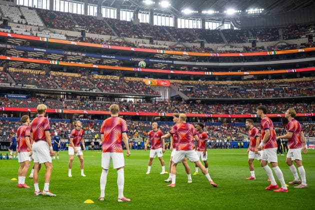 260630 Players of Norway ahead of the FIFA World Cup, WM, Weltmeisterschaft, Fussball 2026 round of 32 football match between CÃ te d Ivoire and Norway on June 30, 2026 in Dallas. Photo: Jon Olav Nesvold BILDBYRAN COP 217 VG0975 bbeng fotboll football soccer fotball vm fotbolls-vm fotball-vm fotbolls-vm 2026 fifa world cup 2026 16-delsfinale round of 32 arlington texas norge norway elfenbenskusten elfenbenskysten ivory coast *** June 30, 2026: Players from Norway ahead of the 2026 FIFA World Cup Round of 32 soccer match between Côte d Ivoire and Norway on June 30, 2026 in Dallas. Photo by Jon Olav Nesvold. BILDBYRAN COP 217 VG0975 bbeng soccer football fotball World Cup 2026 FIFA World Cup 2026 Round of 16 of 32, Arlington, Texas, Norway, Ivory Coast  Copyright: JONxOLAVxNESVOLD BB260630JE035