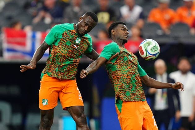 Ivory Coast v Norway - FIFA World Cup, WM, Weltmeisterschaft, Fussball 2026 - Round of 32 ARLINGTON, USA - JUNE 30: Ghislain Konan of Ivory Coast warms up prior the FIFA World Cup 2026 Round of 32 match between Ivory Coast and Norway at Dallas Stadium in Arlington, United States on June 30, 2026. Hakan Akgun Anadolu Texas United States. Editorial use only. Please get in touch for any other usage.  Copyright: x2026xAnadoluxHakanxAkgunx