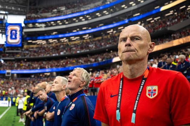 260630 Head coach Stale Solbakken of Norway ahead of the FIFA World Cup, WM, Weltmeisterschaft, Fussball 2026 round of 32 football match between CÃ te d Ivoire and Norway on June 30, 2026 in Dallas. Photo: Jon Olav Nesvold BILDBYRAN COP 217 VG0975 bbeng fotboll football soccer fotball vm fotbolls-vm fotball-vm fotbolls-vm 2026 fifa world cup 2026 16-delsfinale round of 32 arlington texas norge norway elfenbenskusten elfenbenskysten ivory coast *** June 30, 2026: Norway’s head coach Stale Solbakken ahead of the 2026 FIFA World Cup Round of 32 soccer match between Côte d’Ivoire and Norway on June 30, 2026 in Dallas. Photo by Jon Olav Nesvold. BILDBYRAN COP 217 VG0975 bbeng soccer football fotball World Cup 2026 FIFA World Cup 2026 Round of 16 of 32 Arlington, Texas Norway Ivory Coast  Copyright: JONxOLAVxNESVOLD BB260630JE051