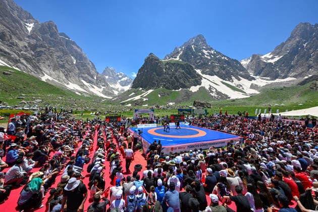 Freestyle and Greco-Roman Wrestling Super League Finals HAKKARI, TURKIYE - JUNE 30: The 2026 Freestyle and Greco-Roman Wrestling Super League Finals kicks off in the Cennet-Cehennem Valley of Hakkari, Turkiye on June 30, 2026. Around 200 athletes from 8 clubs are competing in the finals held in the region where Uludoruk, Turkiye s second-highest peak, and glaciers are located. Ozkan Bilgin Anadolu Hakkari Turkey. Editorial use only. Please get in touch for any other usage.  Copyright: x2026xAnadoluxOzkanxBilginx