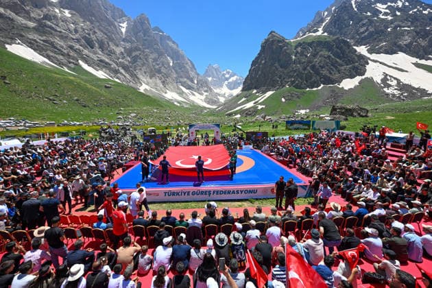 Wrestling, Greco-Roman, Super League final in Hakkari, Turkey