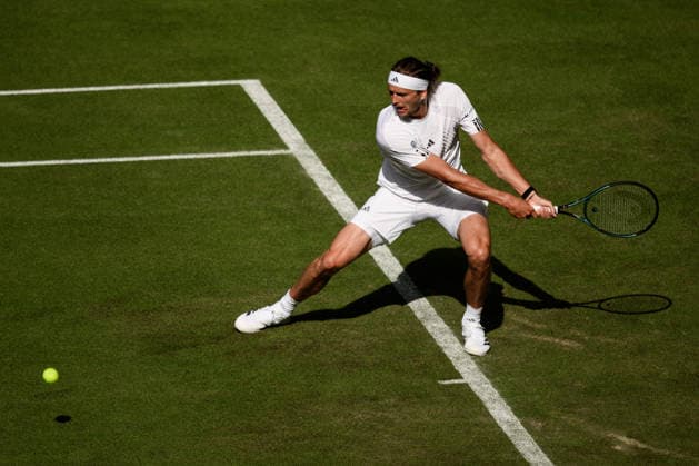 260630 Alexander Zverev of Germany competes in a first round men™s singles match during day 2 of Wimbledon on June 30, 2026 in London. Photo: Jesper Zerman BILDBYRAN kod JZ JZ0744 tennis wimbledon 2 bbeng *** 260630 Alexander Zverev of Germany competes in a first-round men’s singles match during Day 2 of Wimbledon on June 30, 2026, in London. Photo: Jesper Zerman, BILDBYRAN, code JZ JZ0744, tennis, Wimbledon, 2 bbeng  Copyright: JESPERxZERMAN BB260630JZ040