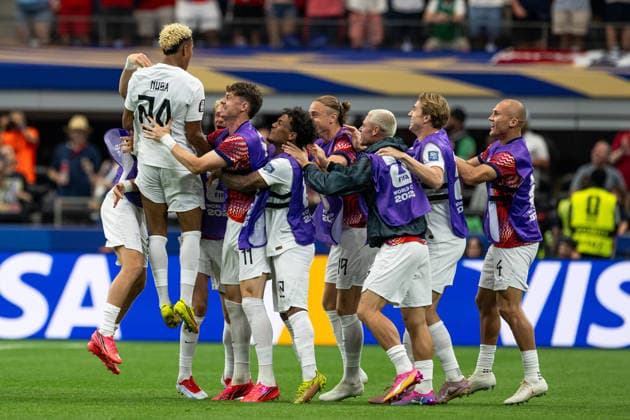 260630 Antonio Nusa of Norway celebrates after scoring 0-1 during the FIFA World Cup, WM, Weltmeisterschaft, Fussball 2026 round of 32 football match between CÃ te d Ivoire and Norway on June 30, 2026 in Dallas. Photo: Vegard Grott BILDBYRAN kod VG VG0975 bbeng fotboll football soccer fotball vm fotbolls-vm fotball-vm fotbolls-vm 2026 fifa world cup 2026 16-delsfinale round of 32 arlington texas norge norway elfenbenskusten elfenbenskysten ivory coast jubel *** June 30, 2026: Antonio Nusa of Norway celebrates after scoring the 0-1 goal during the FIFA World Cup 2026 Round of 32 soccer match between Côte d Ivoire and Norway on June 30, 2026 in Dallas. Photo by Vegard Grott, BILDBYRAN. Code: VG VG0975 bbeng soccer football fotball World Cup 2026 FIFA World Cup 2026 Round of 32 Arlington, Texas; Norway; Ivory Coast; celebration  Copyright: VEGARDxGRoTT BB260630VG040