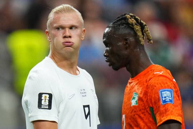 FIFA World Cup, WM, Weltmeisterschaft, Fussball 2026 - Round of 32 - Ivory Coast vs Norway Erling Haaland of Norway reacts during the FIFA World Cup 2026 Round of 32 match Ivory Coast against Norway, in Dallas, USA, 30 June 2026. DALLAS United States  Copyright: xJEFFREYxMCWHORTERx