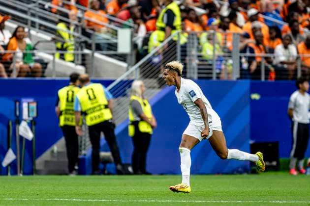 DALLAS - Antonio Nusa of Norway celebrates his 0-1 goal during the 2026 World Cup match between Ivory Coast and Norway at Dallas Stadium on June 30, 2026, in Dallas, United States. (Photo by Stefan Koops EYE4IMAGES DeFodi Images) - *** DALLAS: Antonio Nusa of Norway celebrates his 0-1 goal during the 2026 World Cup match between Ivory Coast and Norway at Dallas Stadium on June 30, 2026, in Dallas, United States. Photo by Stefan Koops, EYE4IMAGES, DeFodi Images