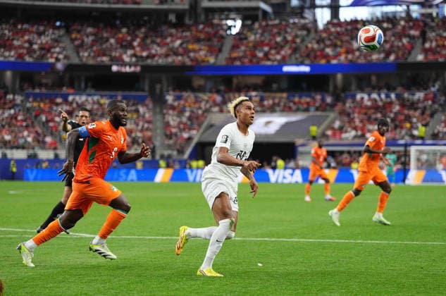 Antonio Nusa (Norway) controls the ball during Ivory Coast and Norway, Round of 32 FIFA World Cup, WM, Weltmeisterschaft, Fussball 2026, Dallas Stadium, Arlington, United States on June 30, 2026. Thor Wegner DeFodi Images. (Photo by DeFodi Images) - *** Antonio Nusa of Norway controls the ball during the Ivory Coast vs. Norway match in the Round of 32 of the 2026 FIFA World Cup at Dallas Stadium in Arlington, United States, on June 30, 2026. Photo by DeFodi Images, Thor Wegner