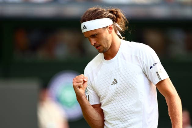 Alexander Zverev during his first round match Wimbledon Tennis Championships, Day 2, The All England Lawn Tennis and Croquet Club, London, UK - 30 Jun 2026London The All England Lawn Tennis and United Kingdom  Copyright: xJamesxMarsh Shutterstockx 16964208dt