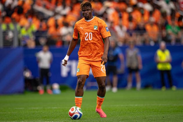 Ivory Coast vs. Norway DALLAS, TX - 30.06.2026: IVORY COAST VS. NORWAY - Emmanuel Agbadou of Ivory Coast during the 2026 FIFA World Cup, WM, Weltmeisterschaft, Fussball match between Ivory Coast and Norway at Dallas Stadium in Arlington, Texas, United States, on June 30, 2026. (Photo by Riquelve Nata Sports Press Photo) (Riquelve Nata Sports Press Photo SPP) (Photo: Daniel Cymbalista Fotoarena) x2975285x  DanielxCymbalista