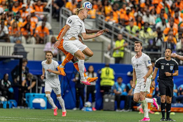 Ivory Coast vs. Norway DALLAS, TX - 30.06.2026: IVORY COAST VS. NORWAY - Erling Haaland, during the match between Ivory Coast and Norway, valid for the round of 16 of the 2026 FIFA World Cup, WM, Weltmeisterschaft, Fussball held at AT&amp;T Stadium, in Arlington, Texas, United States, this Tuesday (30). (Photo: Danilo Fernandes Fotoarena) x2975326x  DaniloxFernandes