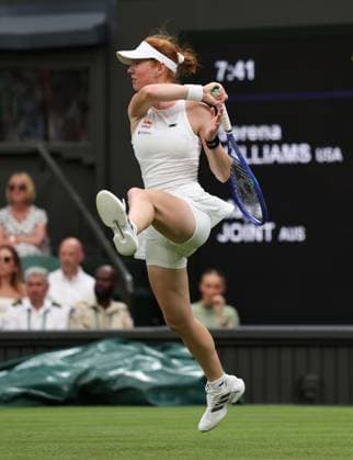 Maya Joint during her first round match Wimbledon Tennis Championships, Day 2, The All England Lawn Tennis and Croquet Club, London, UK - 30 Jun 2026London The All England Lawn Tennis and United Kingdom  Copyright: xEllaxLing Shutterstockx 16964204hj