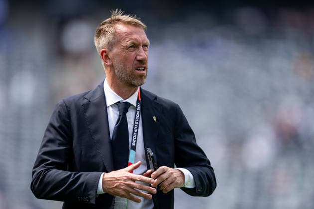 260630 Head coach Graham Potter of Sweden during pitch inspection ahead of the FIFA World Cup, WM, Weltmeisterschaft, Fussball 2026 round of 32 football match between France and Sweden on June 30, 2026 in New Jersey. Photo: Petter Arvidson BILDBYRAN kod PA PA1270 fotboll football soccer fotball vm fotbolls-vm fotball-vm fotbolls-vm 2026 fifa world cup 2026 sverige sweden sverige a bbeng frankrike france round of 32 16-delsfinal *** June 30, 2026: Head coach Graham Potter of Sweden during a pitch inspection ahead of the FIFA World Cup 2026 Round of 32 soccer match between France and Sweden on June 30, 2026 in New Jersey. Photo by Petter Arvidson, BILDBYRAN, code PA PA1270. soccer, football, fotball, World Cup, FIFA World Cup 2026, Sweden, Sweden A, BBENG, Francekrike france round of 32 round of 16  Copyright: PETTERxARVIDSON BB260630PA057