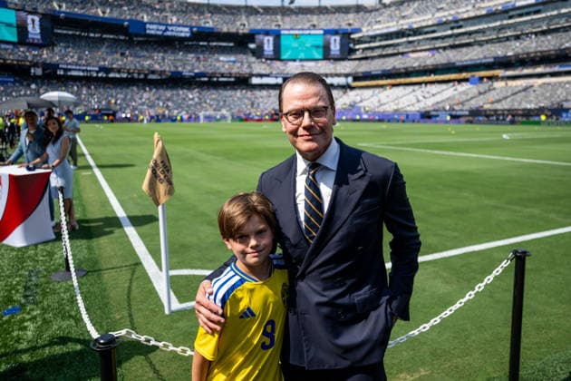 260630 Prince Oscar and Prince Daniel of Sweden ahead of the FIFA World Cup, WM, Weltmeisterschaft, Fussball 2026 round of 32 football match between France and Sweden on June 30, 2026 in New Jersey. Photo: Petter Arvidson BILDBYRAN kod PA PA1270 fotboll football soccer fotball vm fotbolls-vm fotball-vm fotbolls-vm 2026 fifa world cup 2026 sverige sweden sverige a bbeng frankrike france round of 32 16-delsfinal *** June 30, 2026: Prince Oscar and Prince Daniel of Sweden ahead of the FIFA World Cup 2026 Round of 32 soccer match between France and Sweden on June 30, 2026 in New Jersey. Photo by Petter Arvidson, BILDBYRAN, code PA PA1270. soccer, football, World Cup, 2026 FIFA World Cup, Sweden, Sweden A, BBENG, Francekrike france round of 32 round of 16  Copyright: PETTERxARVIDSON BB260630PA061