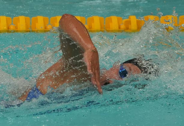 June 30, 2026, Saint Etienne, Bretagne, FRANCE: Lou-Ann Gaudaire of CN Brest during the final of the French Swimming Championships at the Raymond Sommet Olympic Pool in Saint-o°tienne on June30, 2026 Ã¢â‚¬ photos by . Saint Etienne FRANCE - ZUMAl193 20260630_zsp_l193_002 Copyright: xLaurentxLairysx
