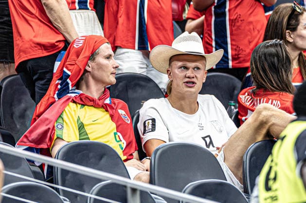 Ivory Coast vs. Norway DALLAS, TX - 30.06.2026: IVORY COAST VS. NORWAY - Erling Haaland, during the match between Ivory Coast and Norway, valid for the round of 16 of the 2026 FIFA World Cup, WM, Weltmeisterschaft, Fussball held at AT&amp;T Stadium, in Arlington, Texas, United States, this Tuesday (30). (Photo: Danilo Fernandes Fotoarena) x2975524x  DaniloxFernandes