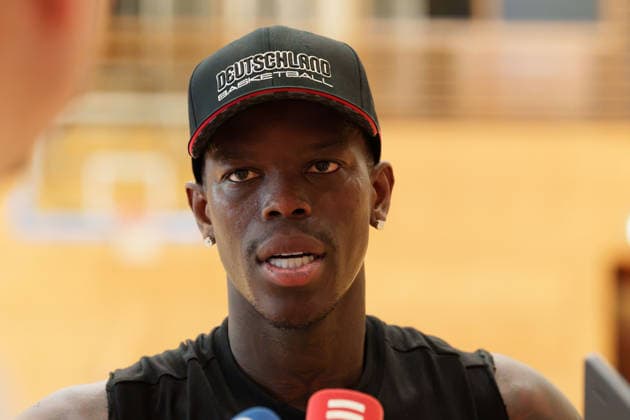 30.06.2026: Trainingseinheit der deutschen Basketball-Nationalmannschaft in Berlin vor den World Cup Qualifier gegen Israel und Zypern: Dennis Schröder gibt ein Interview *** June 30, 2026: Training session for the German national basketball team in Berlin ahead of the World Cup qualifiers against Israel and Cyprus. Dennis Schröder gives an interview. Copyright: xJamesxZabelx