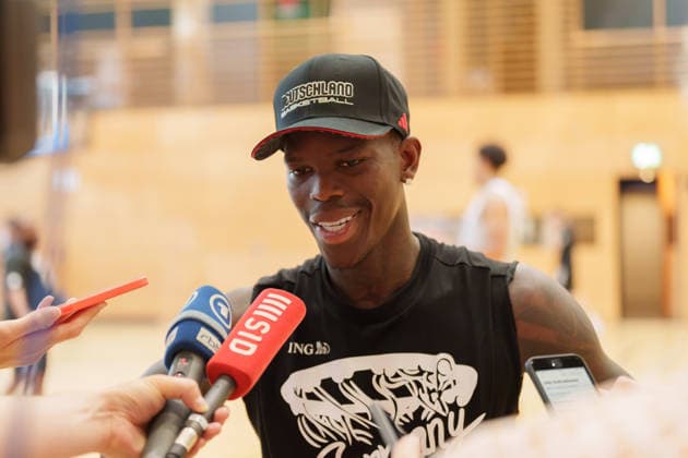 Basketball, World Cup qualifiers, German national team, press conference